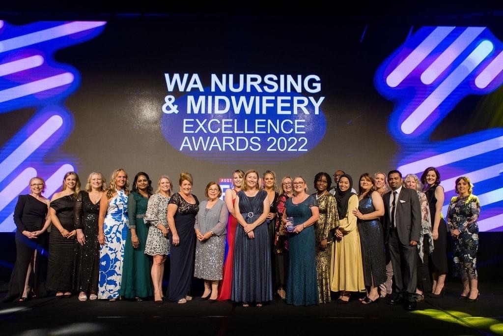 North Metropolitan Health Service winners at the annual WA Nursing and Midwifery Excellence Awards (WANMEA) 2022
