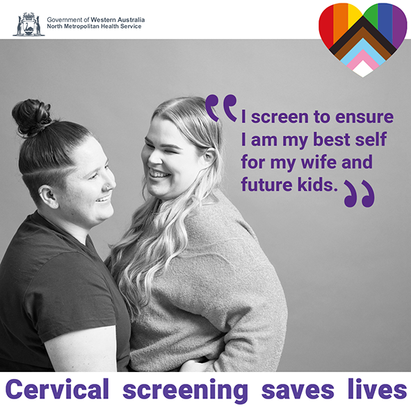 Cervical screening saves lives poster