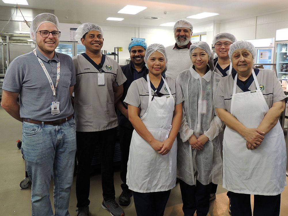 Osborne Park Hospital catering team