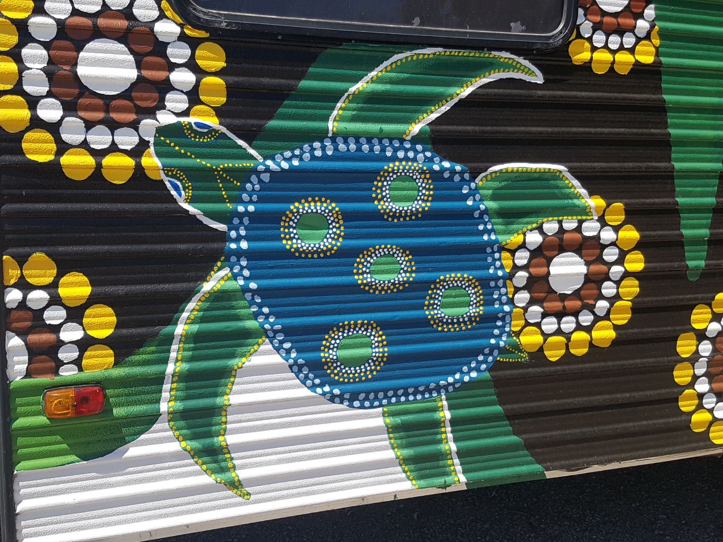 Aboriginal painting of a turtle